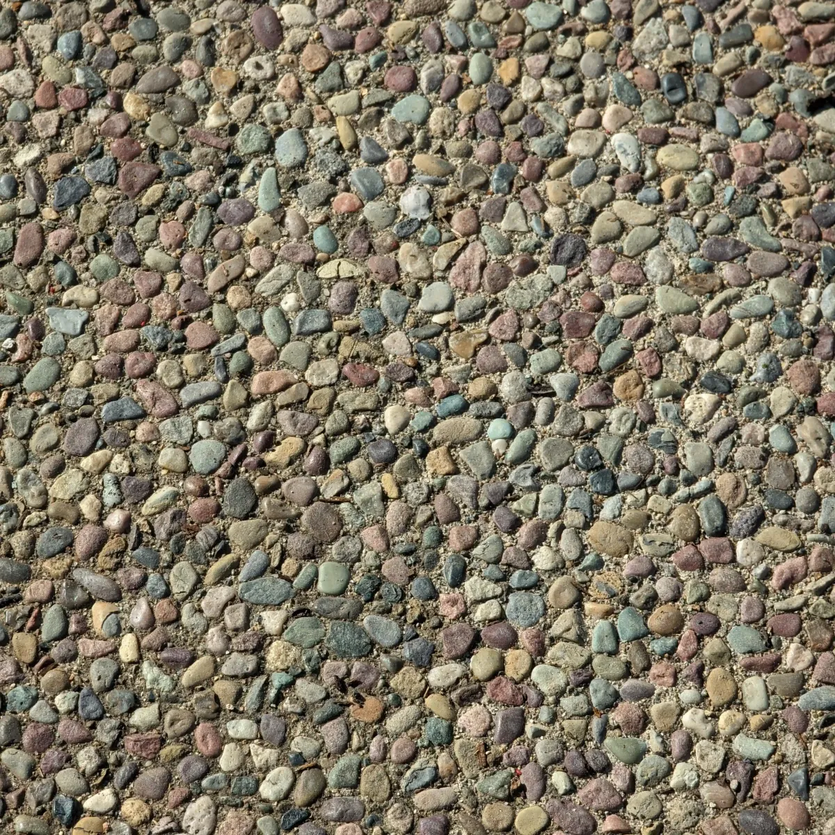 Exposed aggregate concrete finish